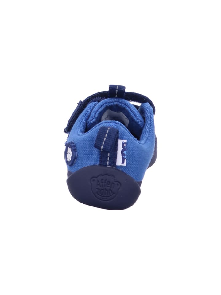 Affenzahn Jungen- Halbschuhe Halbschuh Baumwolle Lucky  Bär in Blau günstig kaufen