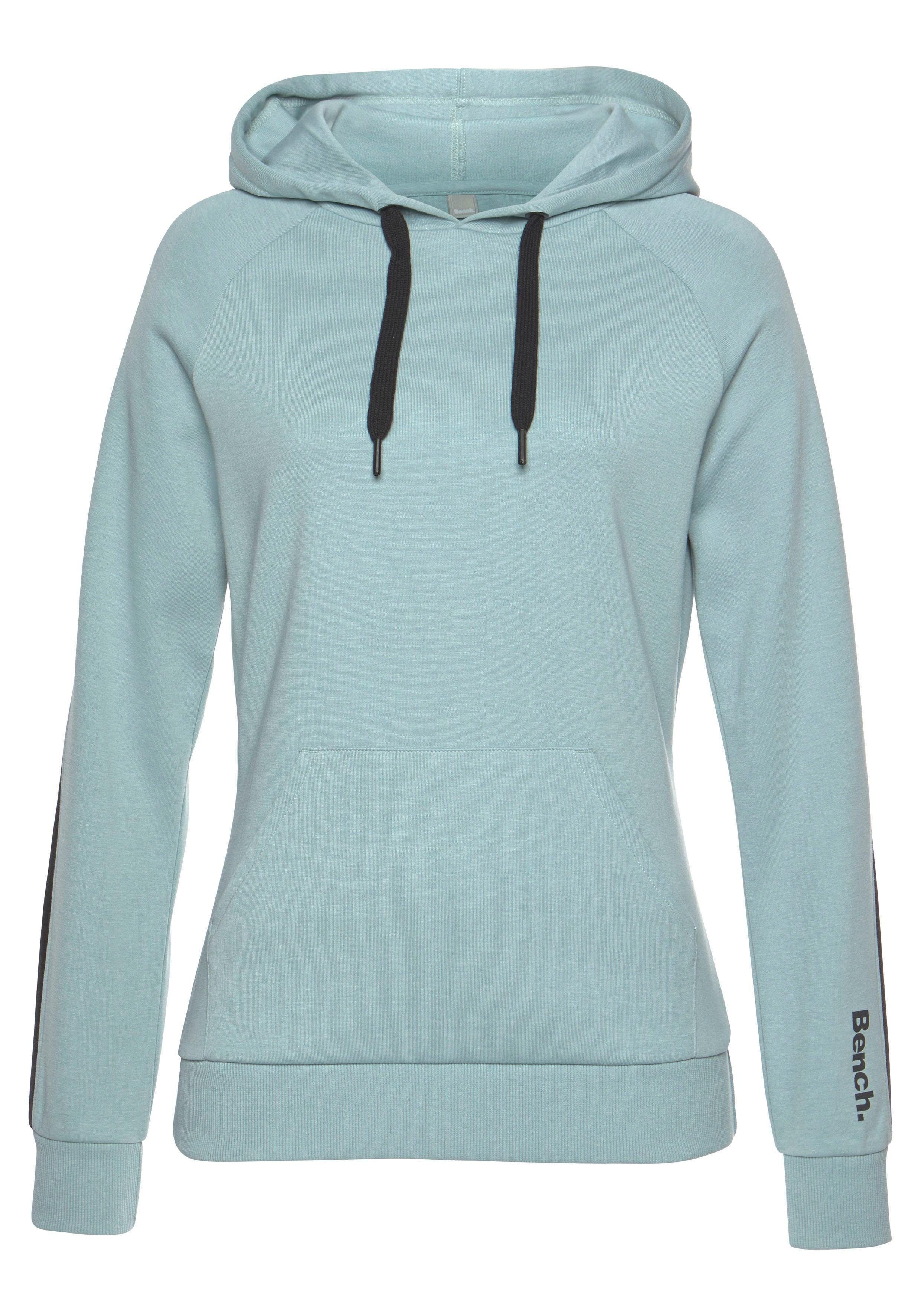 Bench. Loungewear Kapuzensweatshirt mit Seitenstreifen und Kängurutasche, Loungeanzug, Hoodie