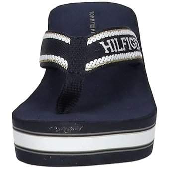 Tommy Hilfiger Wedge Beach Sandal in blau