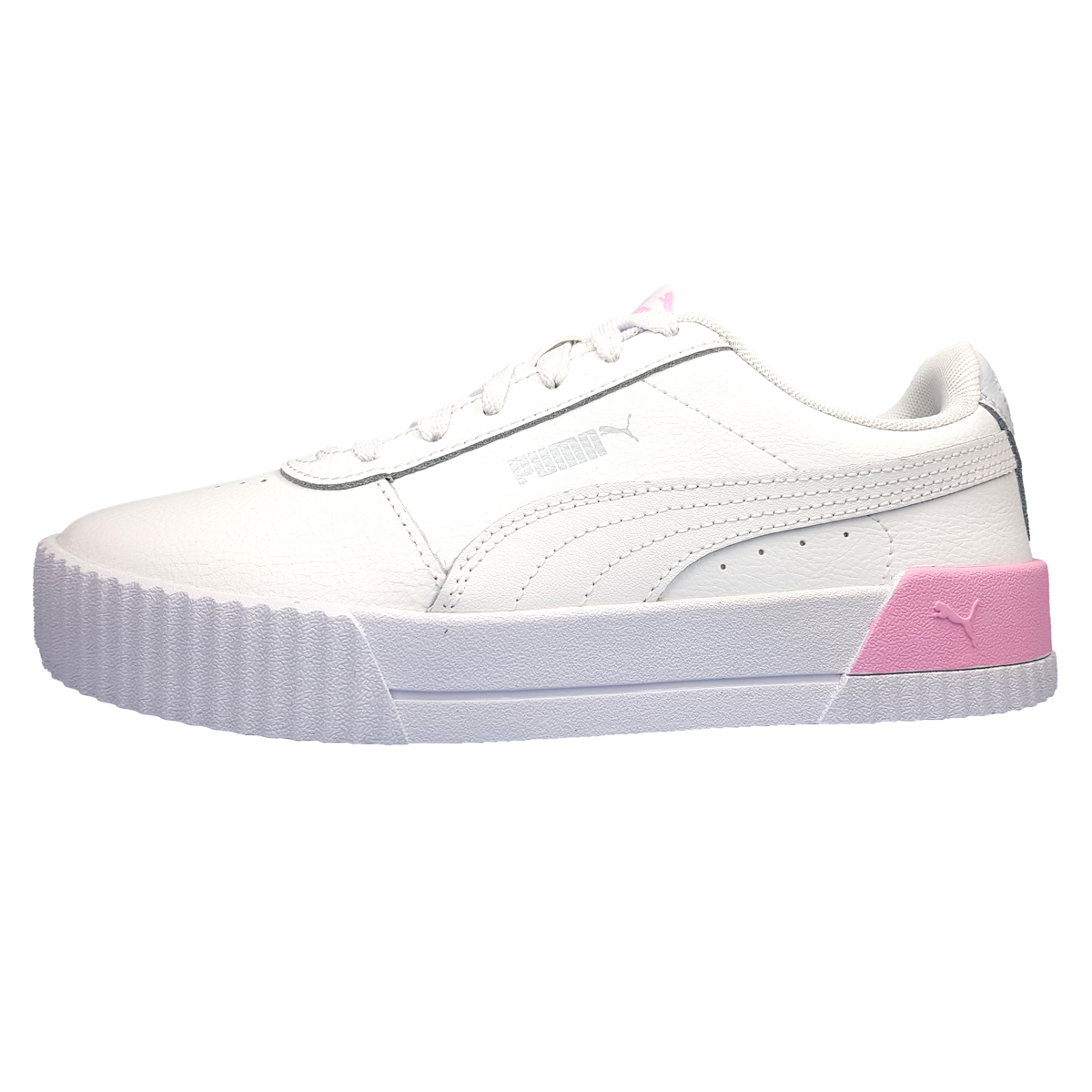 Puma Carina L JR 370677 Weiß 032 white/ice
