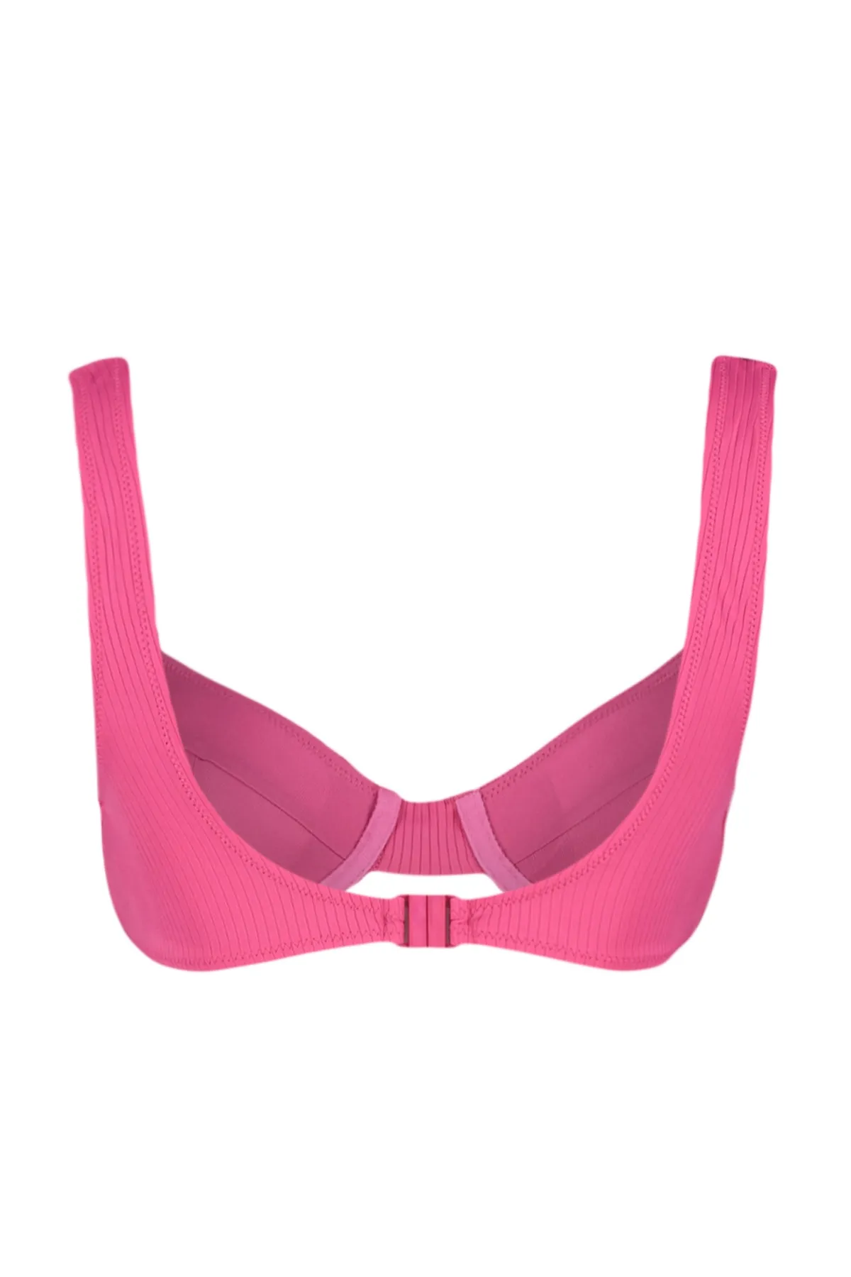 Trendyol Collection  Rosa strukturiertes Bügel-Bikinioberteil TBESS21BU0017