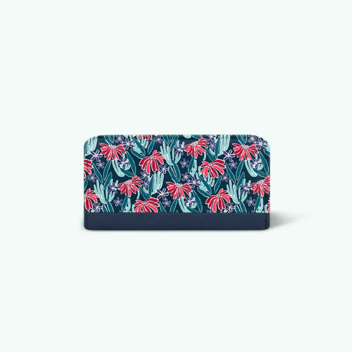 Large Edea blue wallet