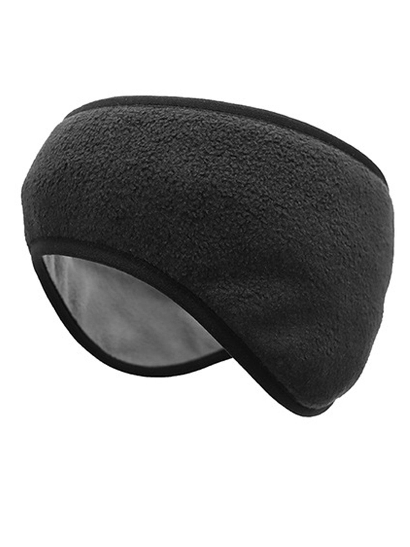 HOHEA H Haarband Thermo-Strick-Ohr-Stirnband, wendbares Stirnband, 1-tlg., Winter-Stirnbänder für Männer, Stirnbänder für Frauen, Gestricktes Stirnband mit Plüschfutter für den Herbst, Sport-Stirnband