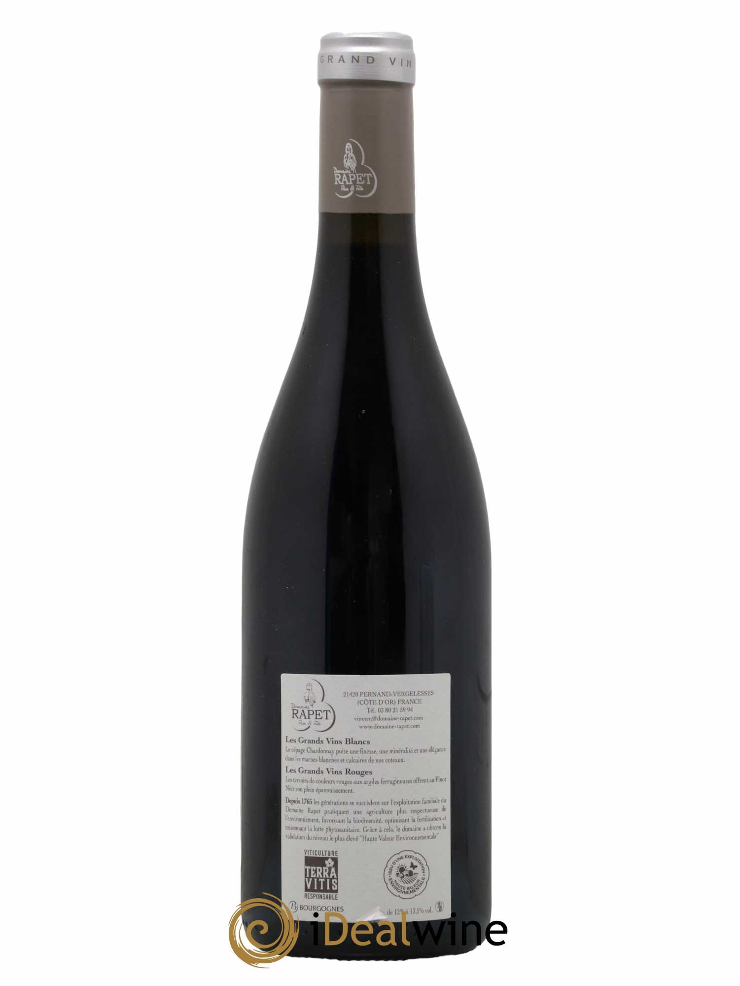 Savigny-lès-Beaune Aux Fournaux Rapet Père & Fils  2018 - Lot de 1 Bouteille