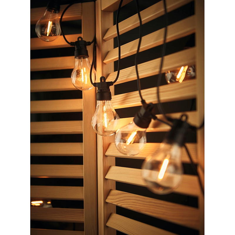 Home Lyslenke Vintage 10 LED-lys, seriekobling