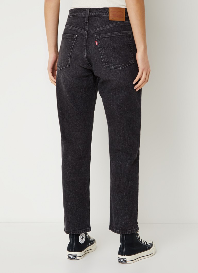Levi's džínsy s vysokým pásom, zúžené a skrátené, s farebným praním