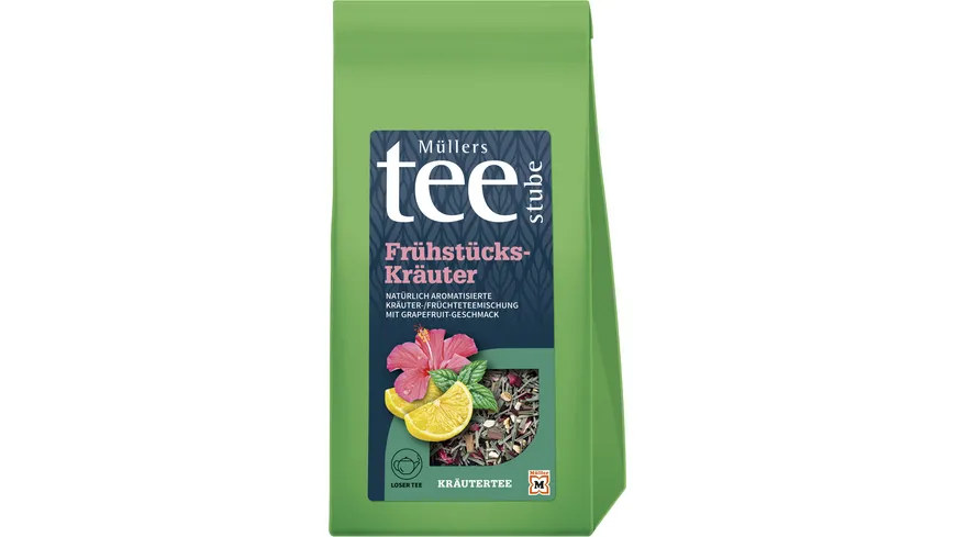 Müllers Teestube Kräutertee Lose Frühstückskräuter 75 g