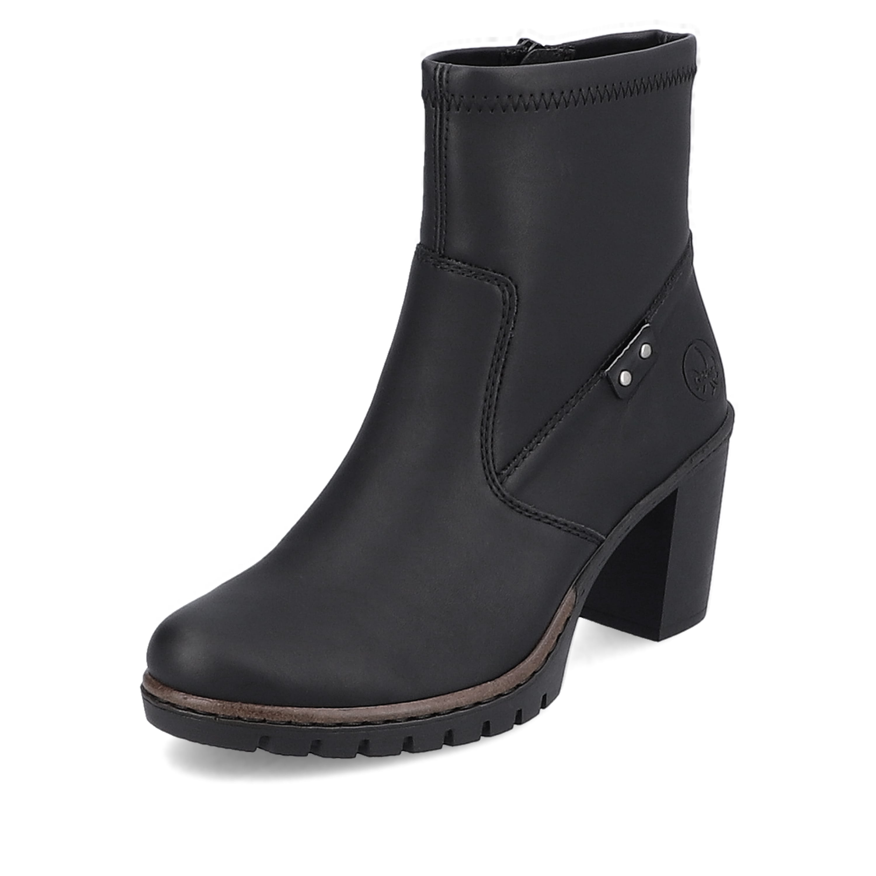 Rieker Damen Stiefeletten tiefschwarz