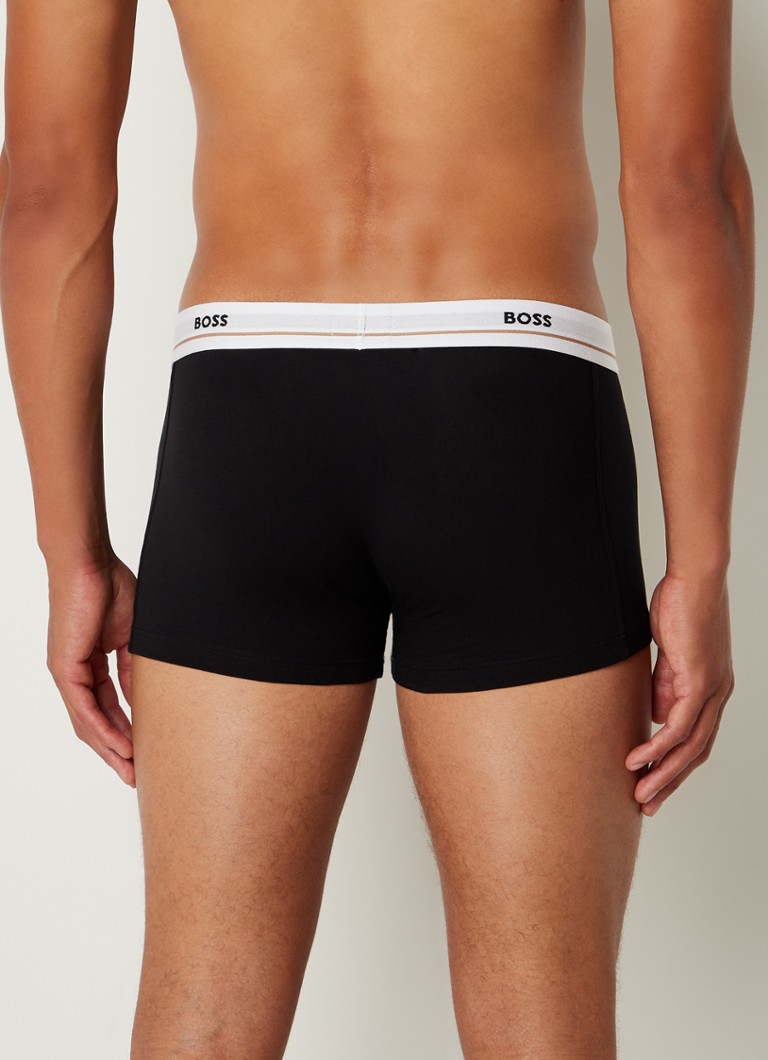 Lot de 5 boxers HUGO BOSS avec ceinture logotée