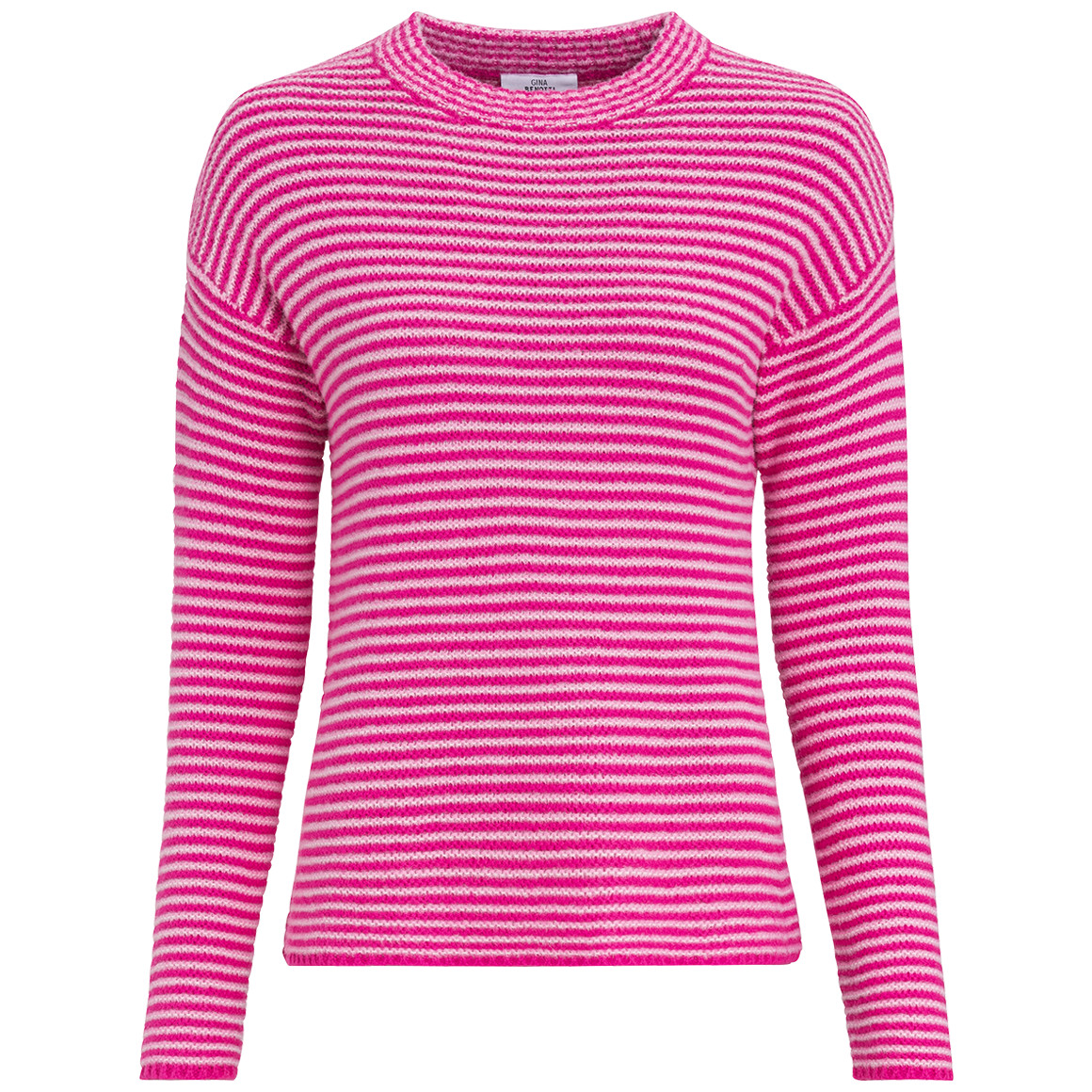 Damen Strickpullover geringelt