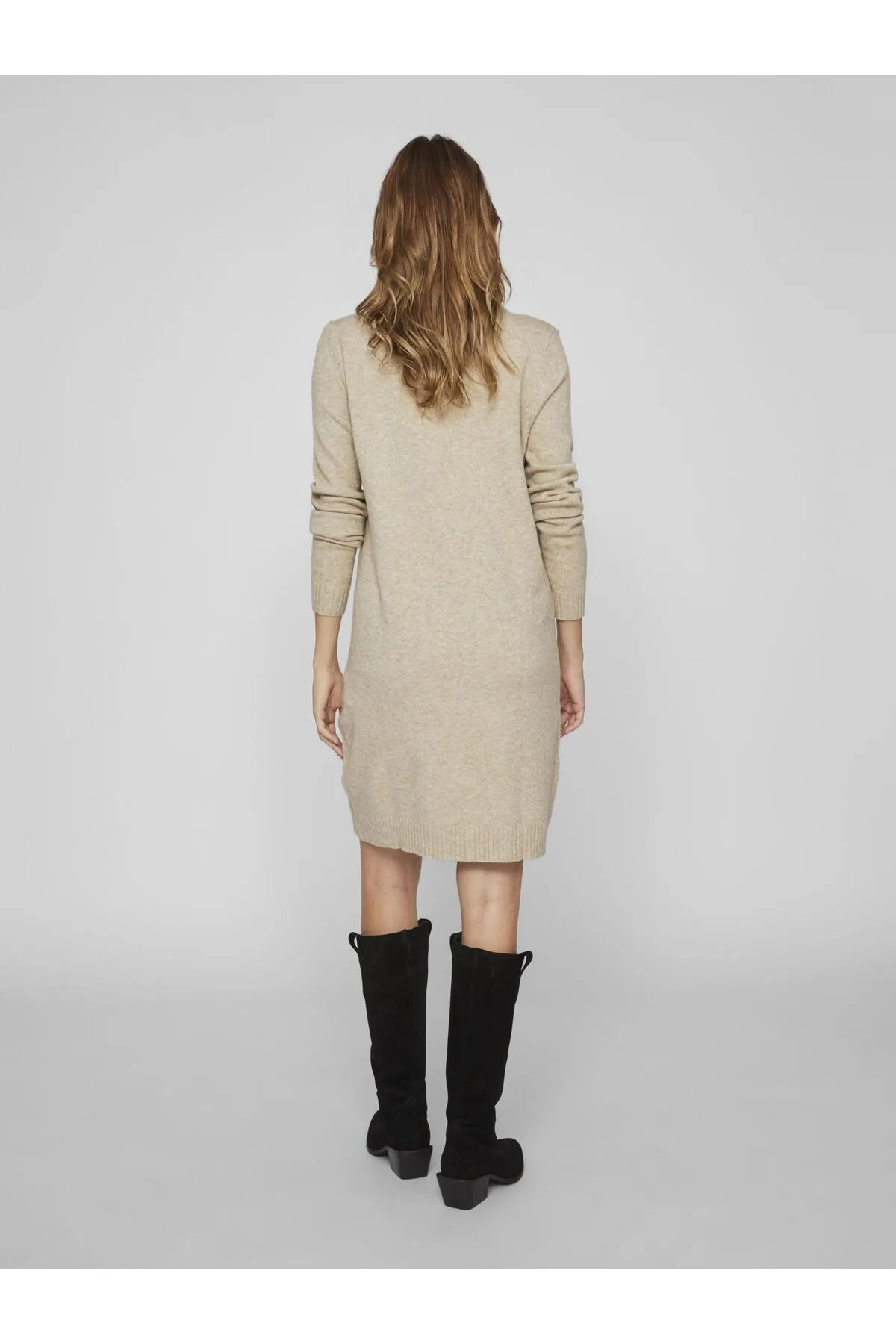 VILA  Langärmeliges Strickkleid