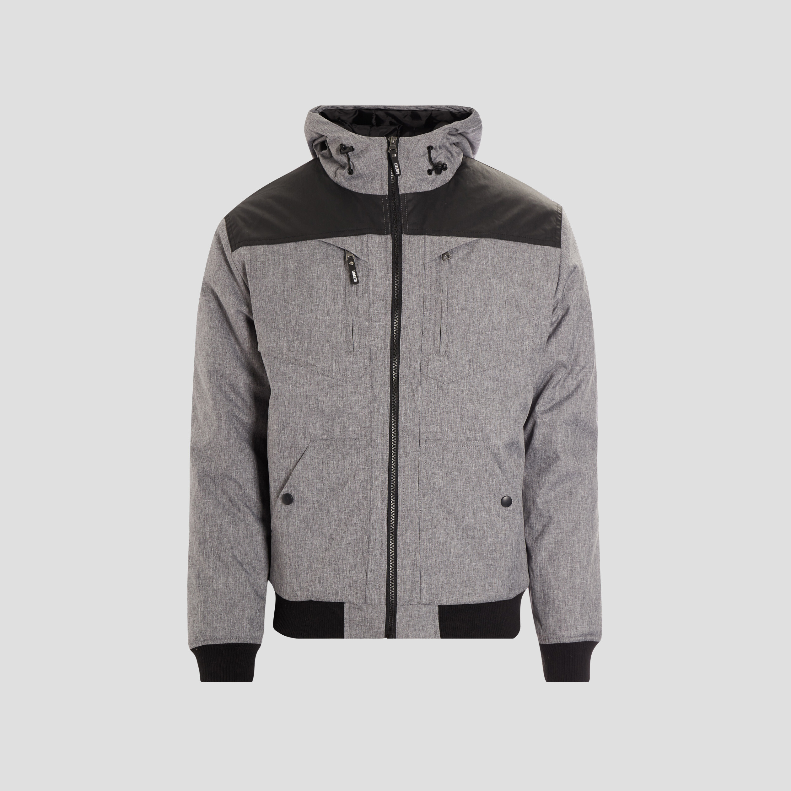 Blouson droit à capuche gris garçon | La Halle