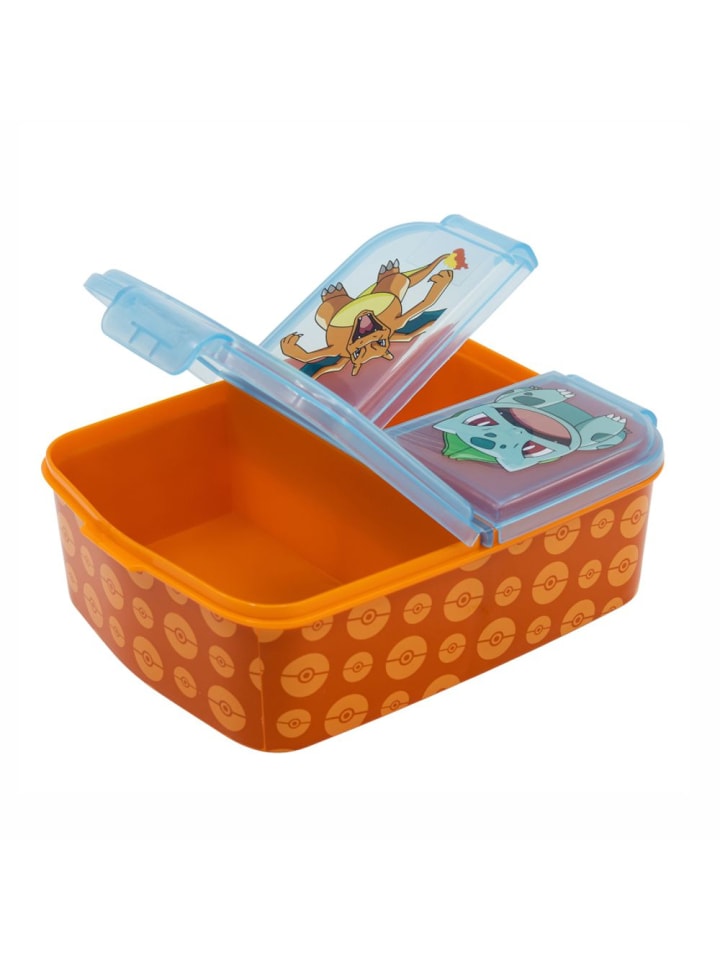 Pokémon Brotdose | 3 getrennte Fächer | Pokemon | Lunch to Go | Vesper Dose günstig kaufen onesize