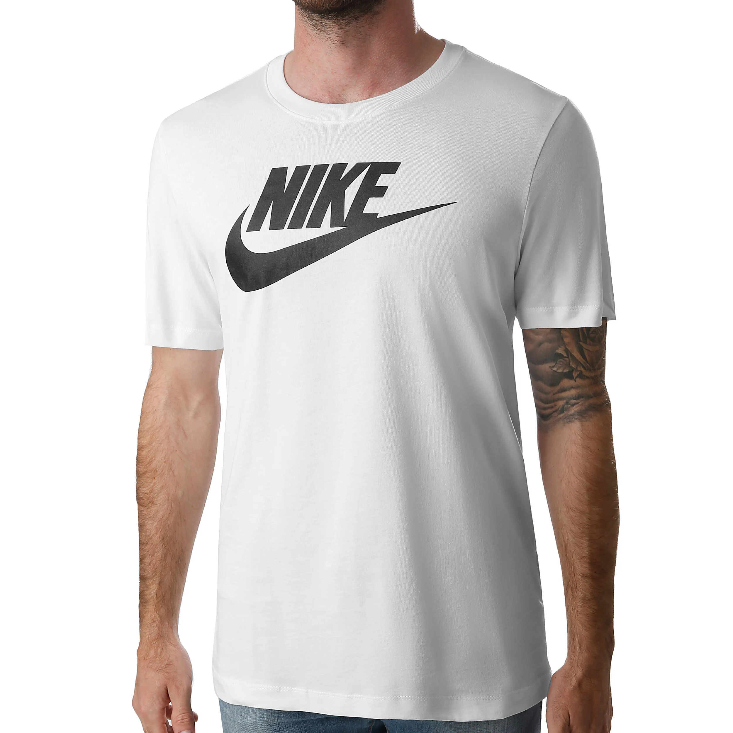 Sportswear T-Shirt Herren - Weiß, Schwarz