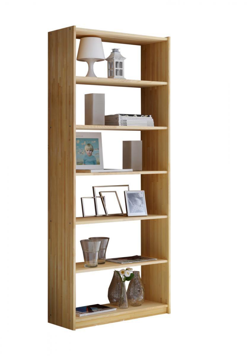 Ticaa Standregal Fichte massiv Natur 200cm hoch