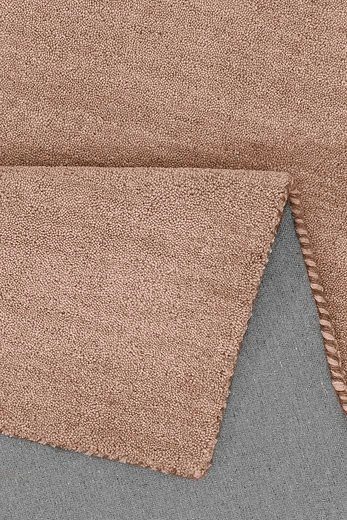 Wollteppich Gabbeh Uni, THEKO, rechteckig, Höhe: 14 mm, Handweb Teppich, meliert, reine Schurwolle, handgewebt, Wohnzimmer