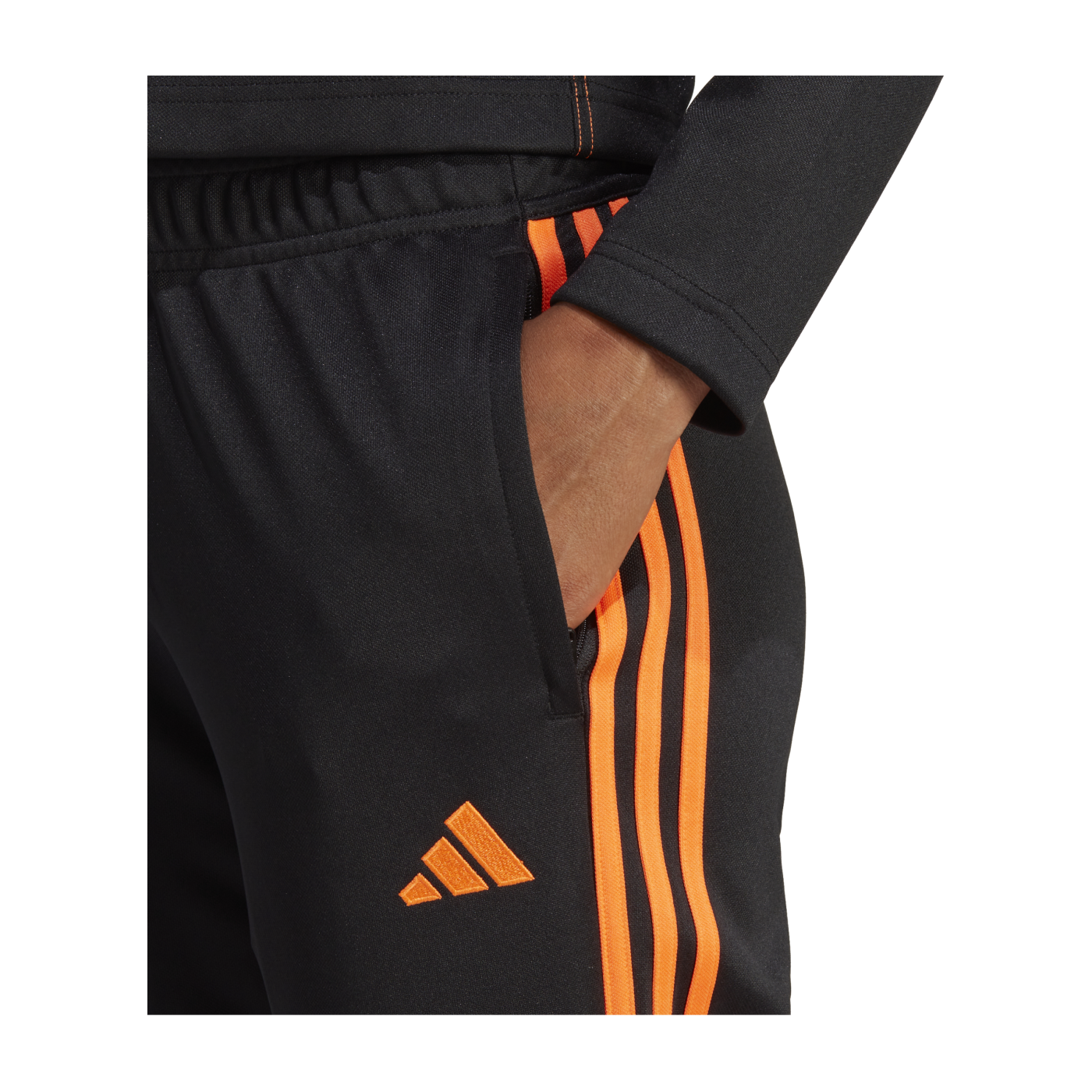 adidas Tiro 23 Club Trainingshose Damen Schwarz Orange
