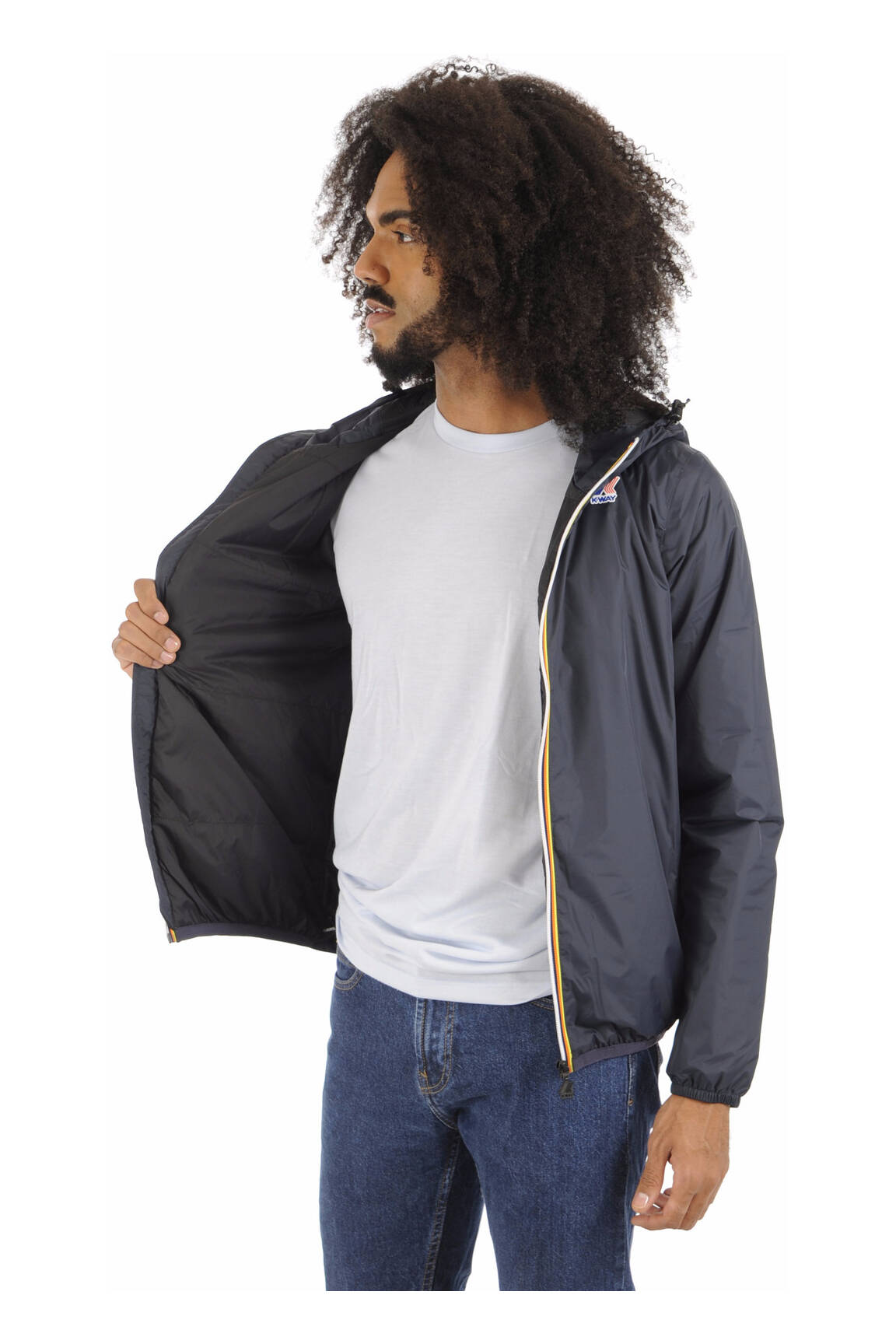 K Way Impermeables Trenchs Unisexe couleur bleu