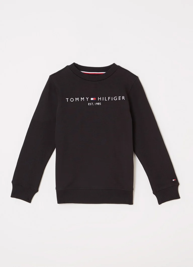 Pulover Tommy Hilfiger cu logo brodat