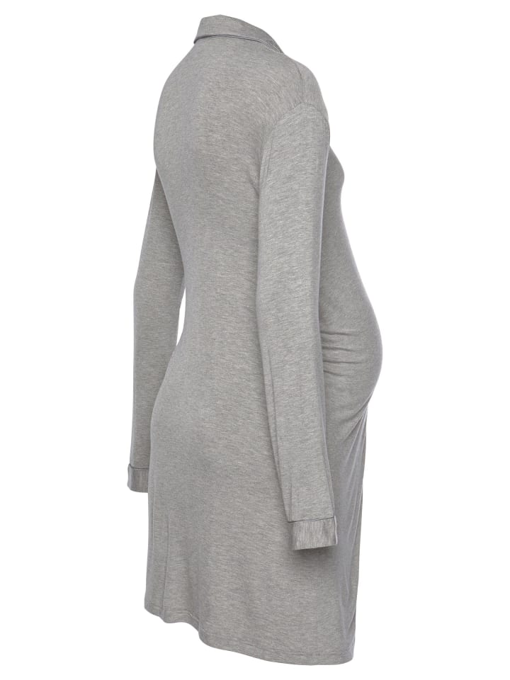 LASCANA Umstandsnachthemd in grau günstig kaufen 32/34