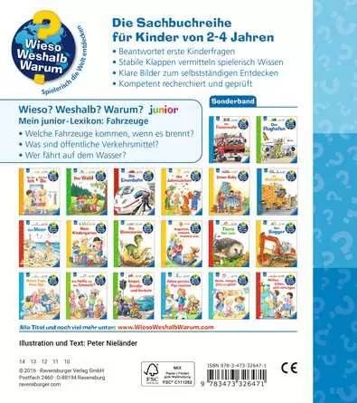 Ravensburger Wieso? Weshalb? Warum? Mein junior-Lexikon: Fahrzeuge