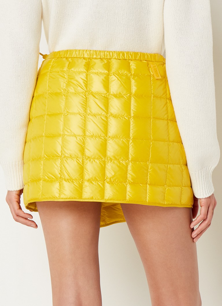 Moncler  Minirok met donsvulling en quiltpatroon