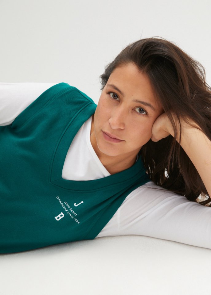 Lockerer Sweat-Pullunder