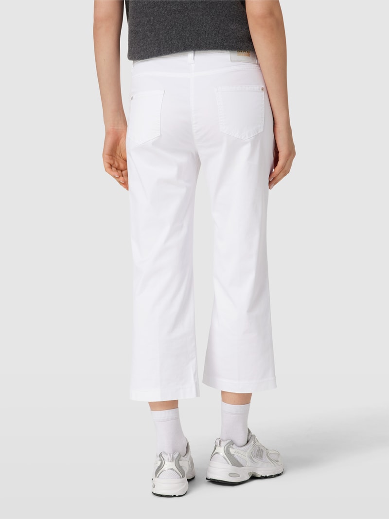 Jeans in verkürzter Passform Modell 'RICH CULOTTE' in weiß