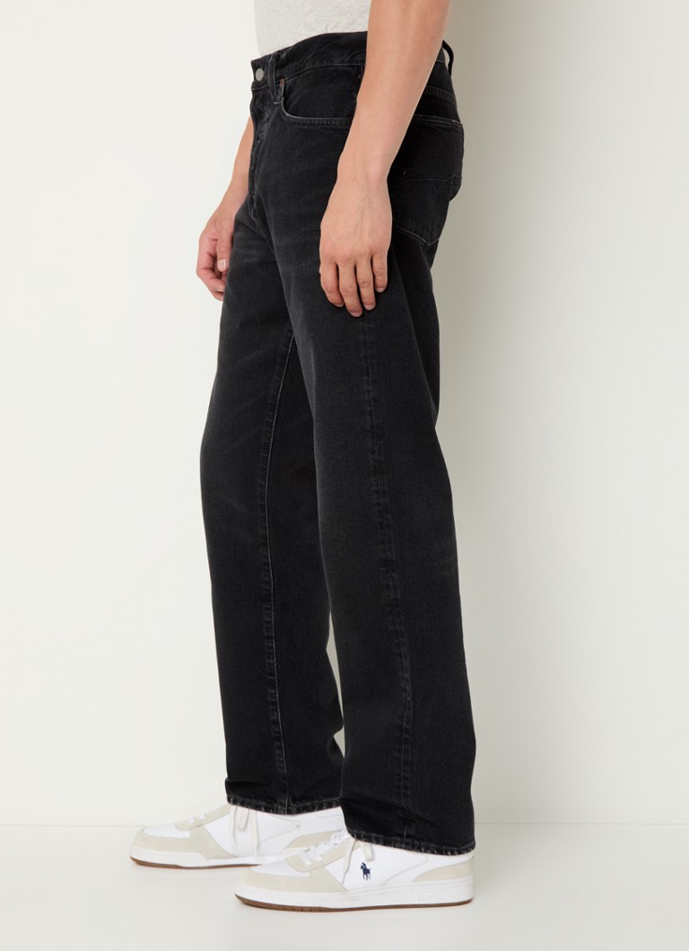 Blugi Ralph Lauren Heritage cu croială dreaptă și denim distressed