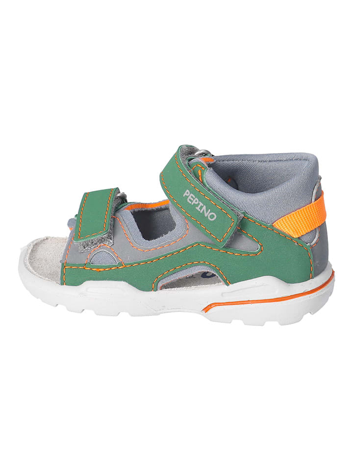 PEPINO Sandalen in Grau/ Grün günstig kaufen