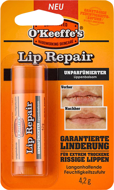 O'Keeffe's Lip Repair Lippenpflege unparfümiert