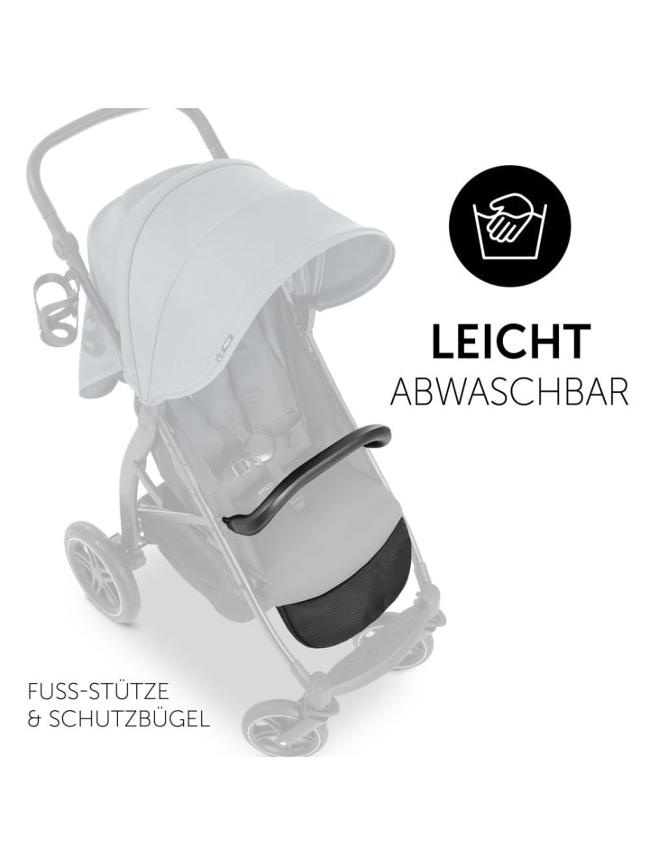 Hauck Buggy Rapid 4D (bis 25 kg) - XL Verdeck & All-Terrain in schwarz,blau günstig kaufen onesize