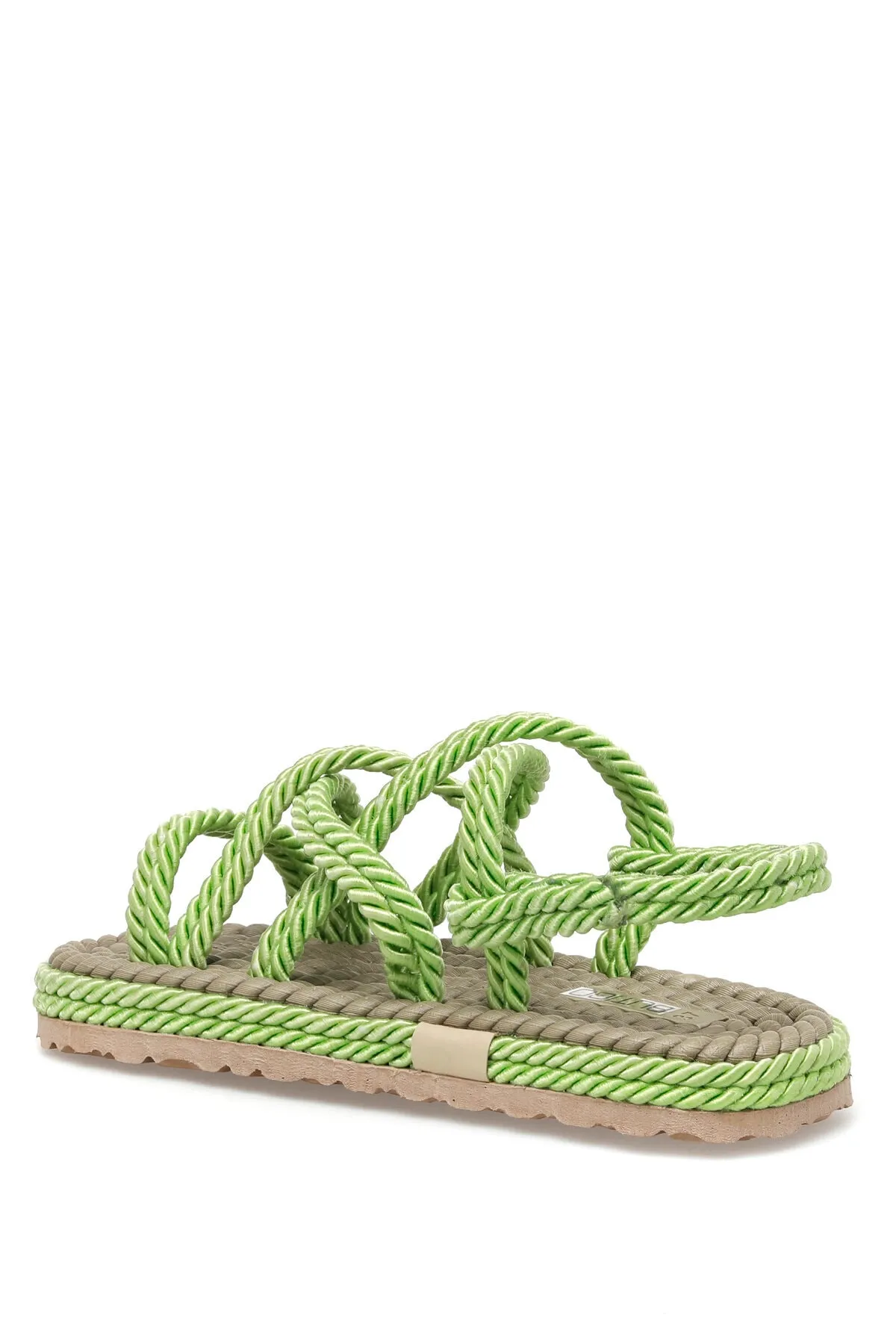 Butigo  Grüne flache Sandalen für Damen