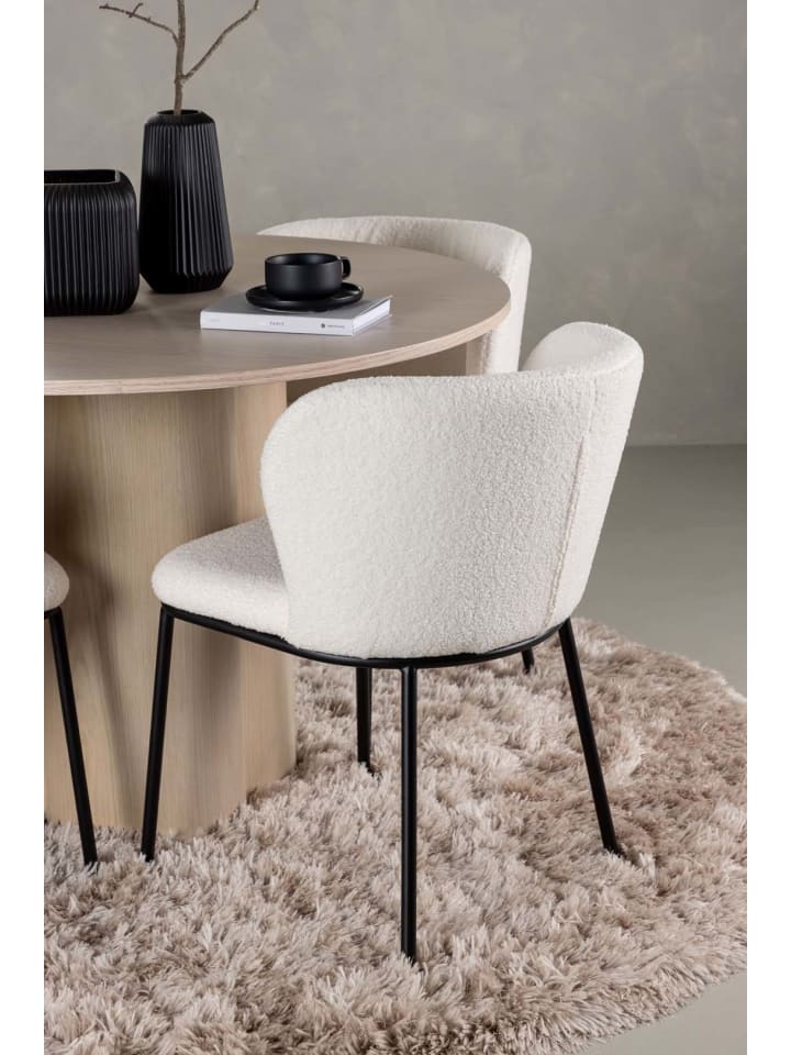 ebuy24 Essgruppe Olivia 2 ( 5-teilig) Whitewash 110 x 110 cm günstig kaufen onesize