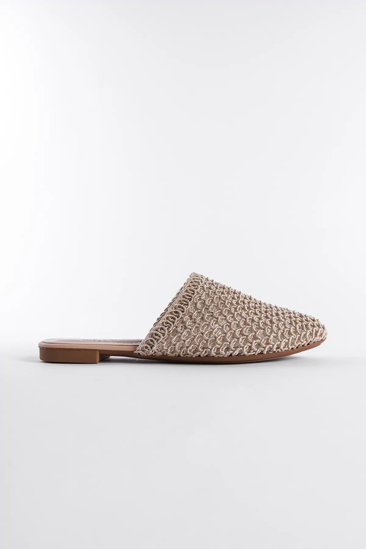 Capone Outfitters  Pantolette - Beige - Flacher Absatz