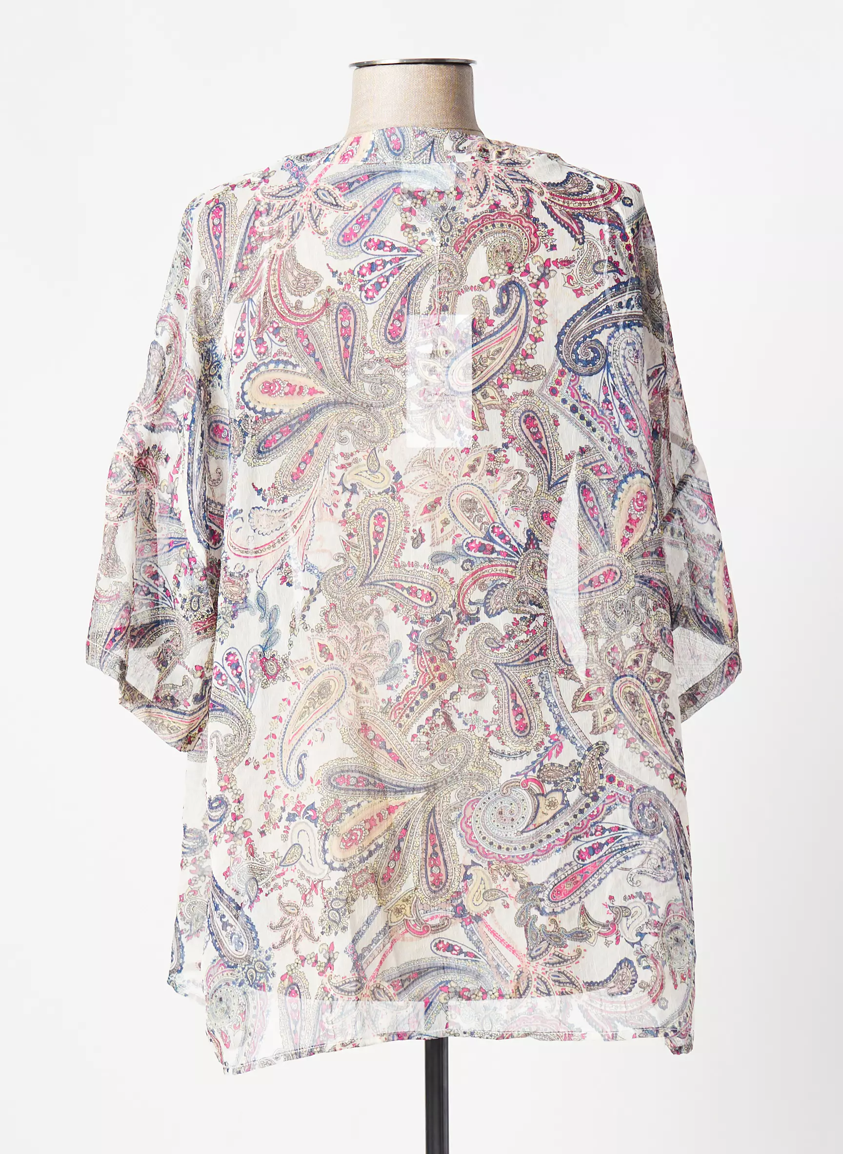 Vila Vestes Kimono Femme couleur blanc
