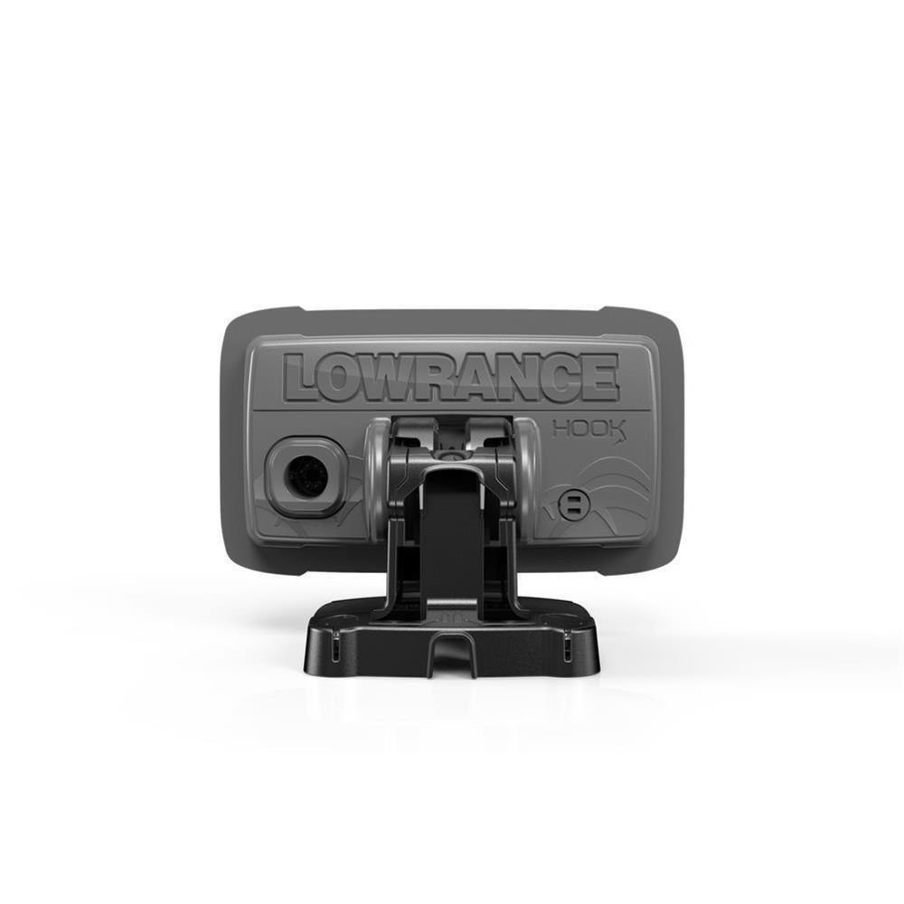 Lowrance Fischfinder Hook 2 4x, mit Bullet Skimmer Schwinger, Display, Angeln Fishfinder mit Tastatur