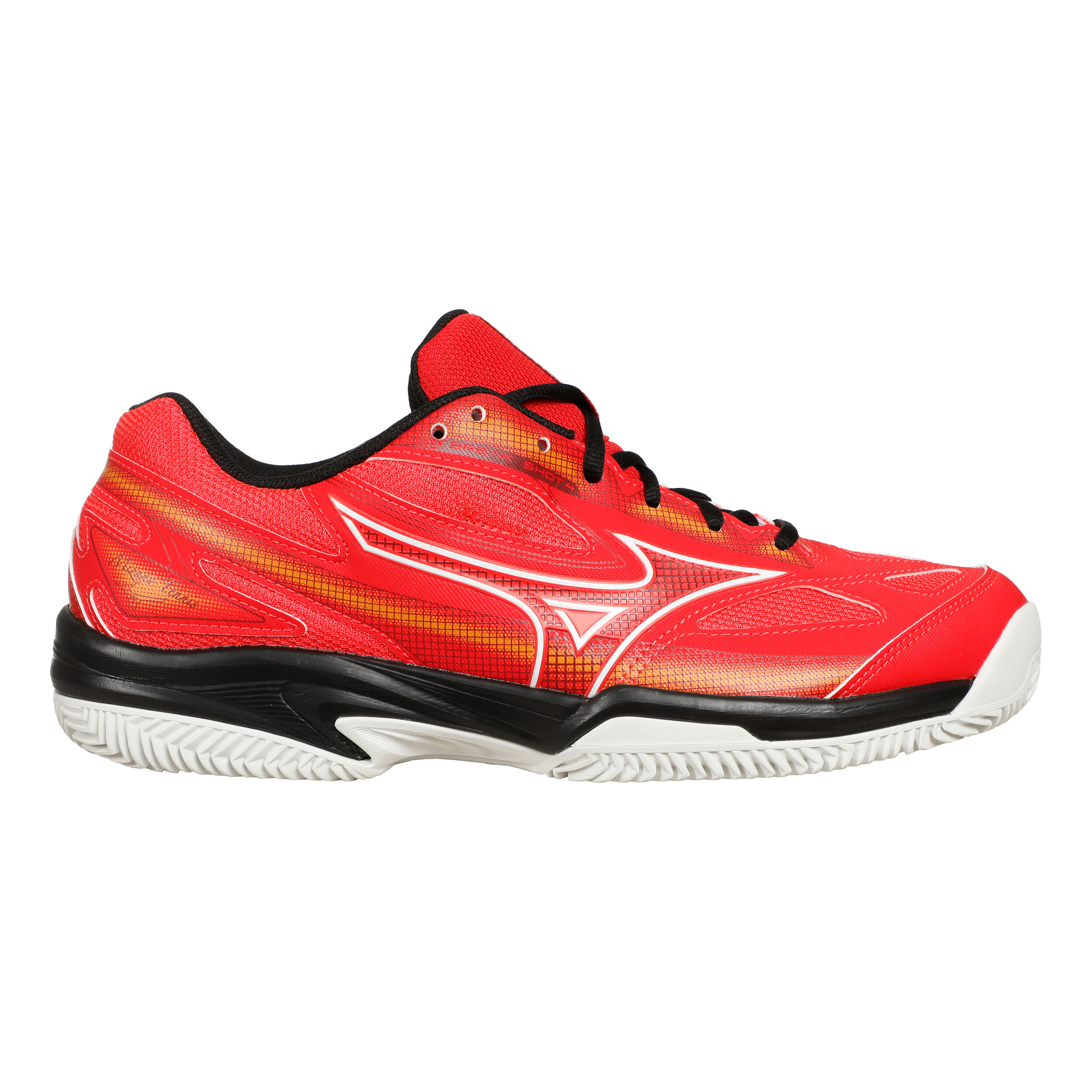 Break Shot 4 Sandplatzschuh Herren - Orange, Schwarz