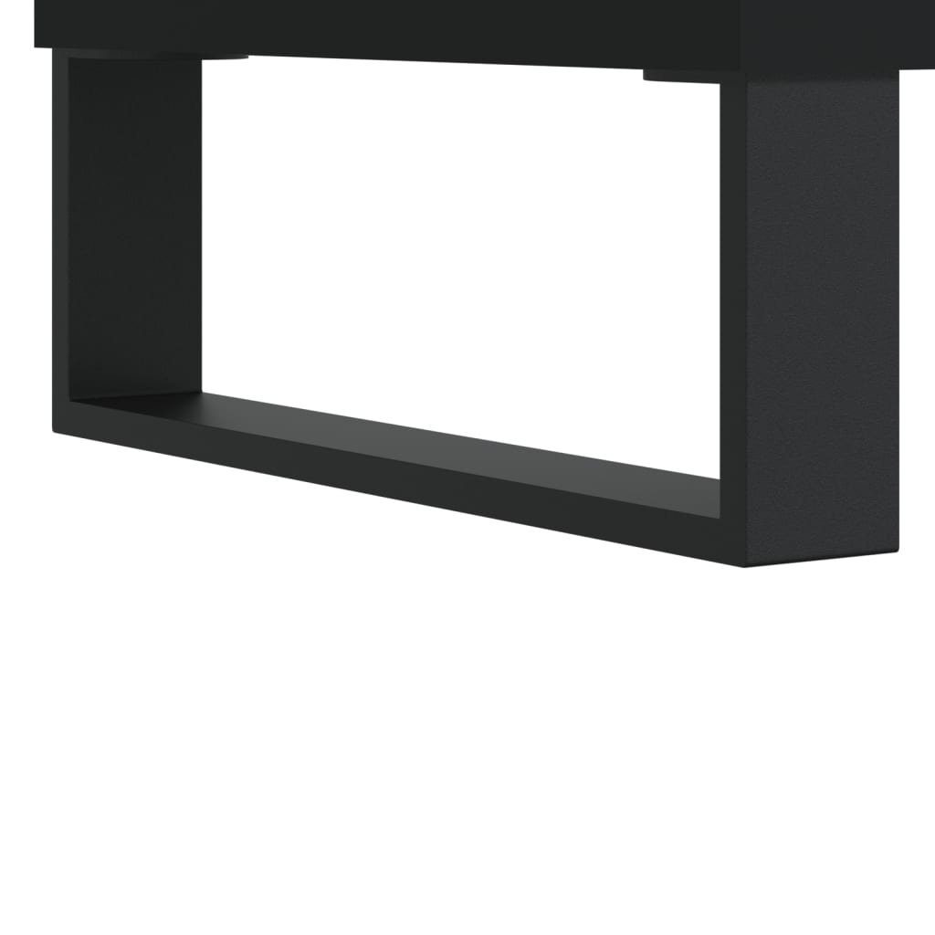 vidaXL Sideboard Highboard Schwarz 60x36x110 cm Holzwerkstoff (1 St)
