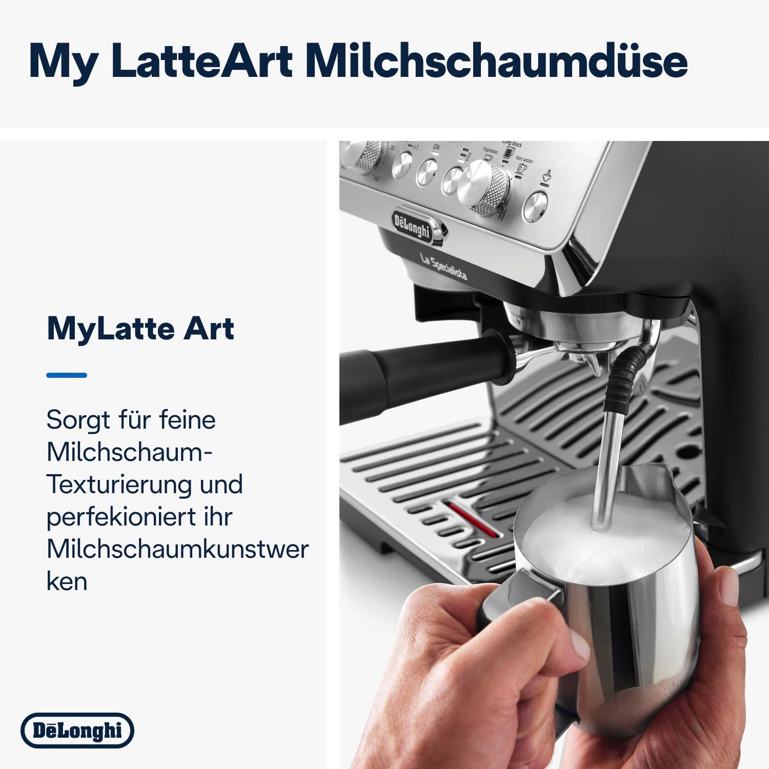 De'Longhi Siebträgermaschine La Specialista Arte EC9155.MB, inkl. 250g Selezione Espresso im Wert von UVP € 6,49