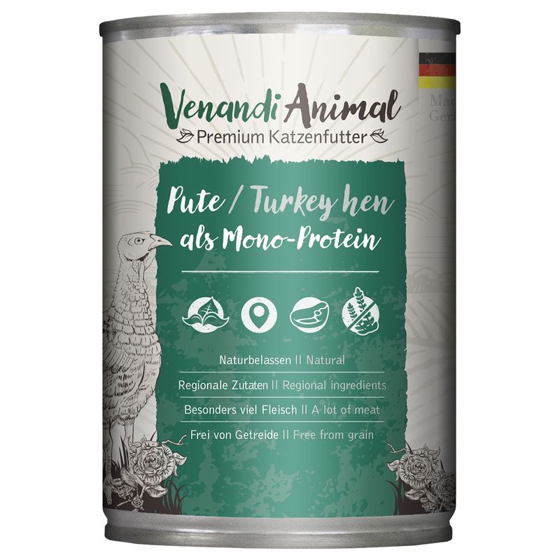 Probierpaket Venandi Animal 6 x 400 g zu TOP-Preisen | bitiba %