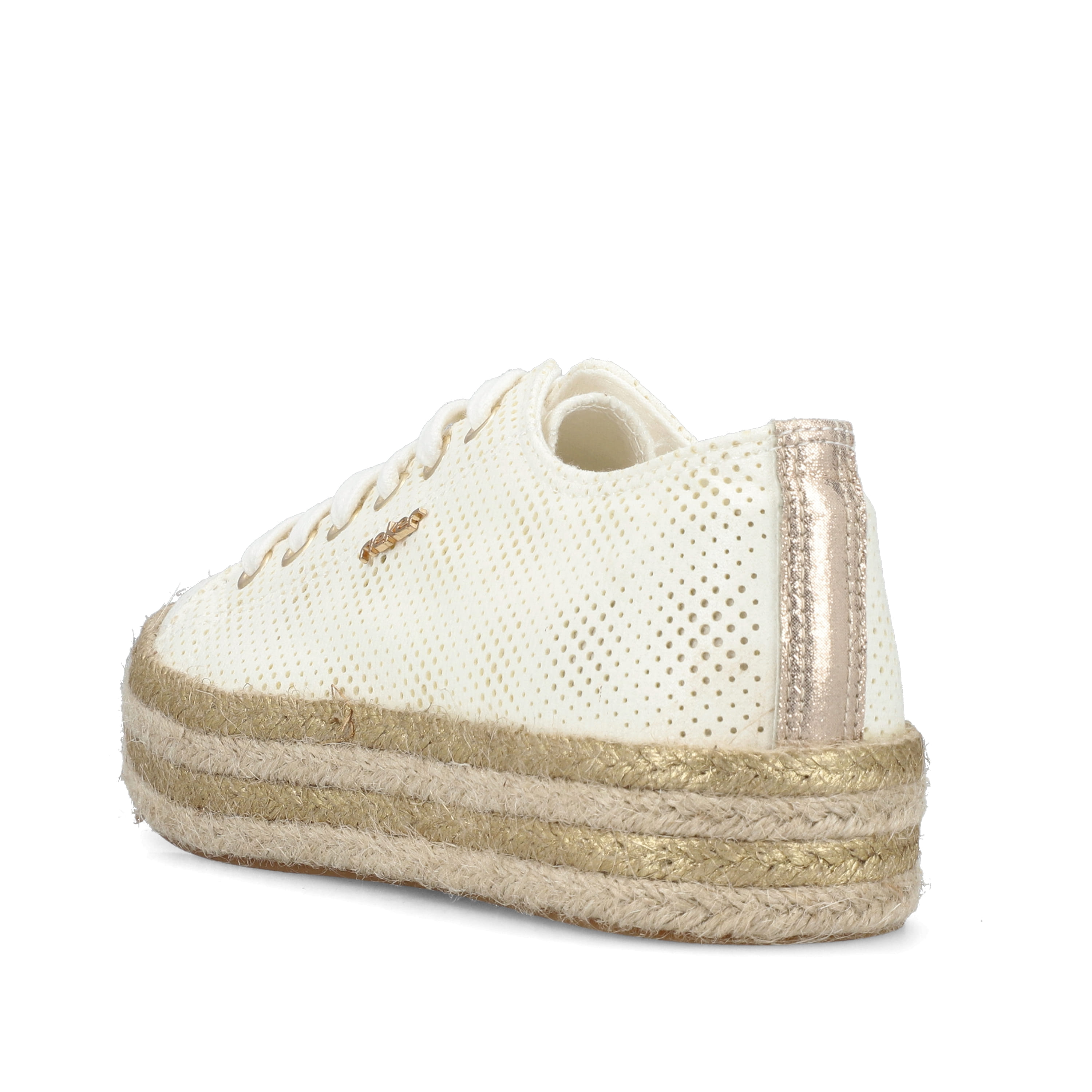 Rieker Damen Schnürschuhe schwanenweiss