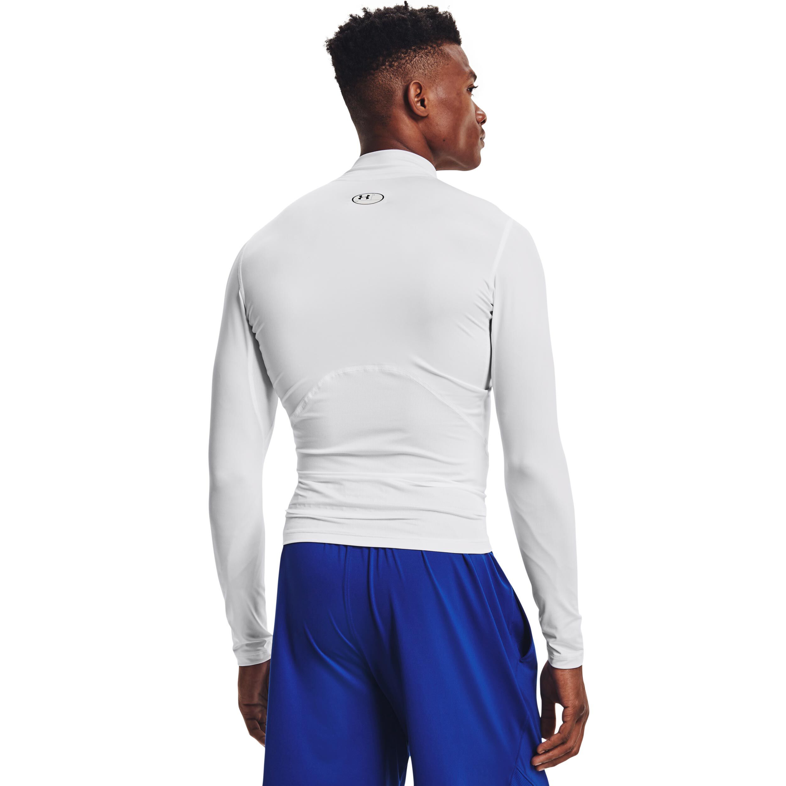 Heatgear Comp Mock Longsleeve Herren - Weiß
