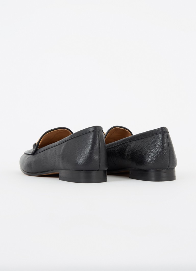 Dune London Glair loafer van leer conheceu um cavalo