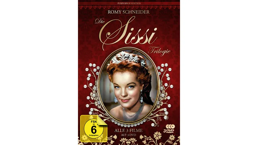 Sissi 1-3  [3 DVDs] - Purpurrot Edition