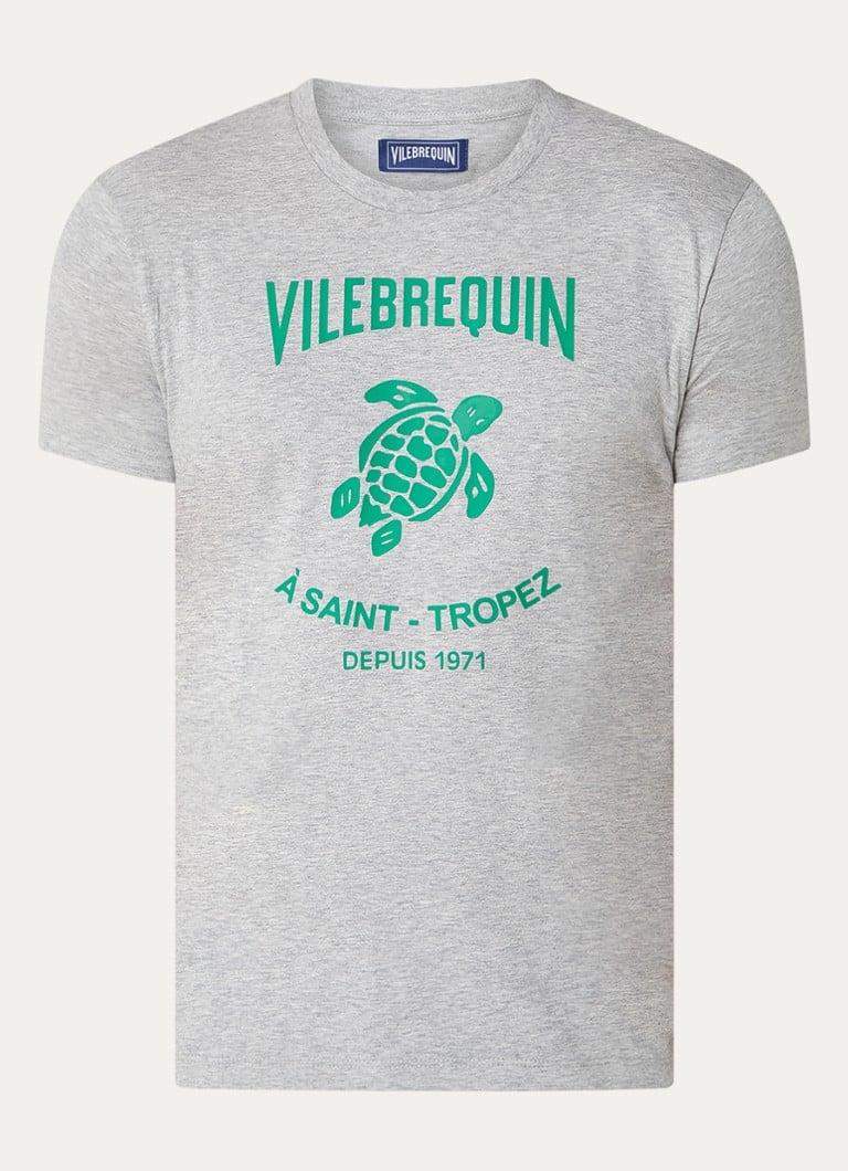 Vilebrequin Portisol T-shirt with heathered design and logo print