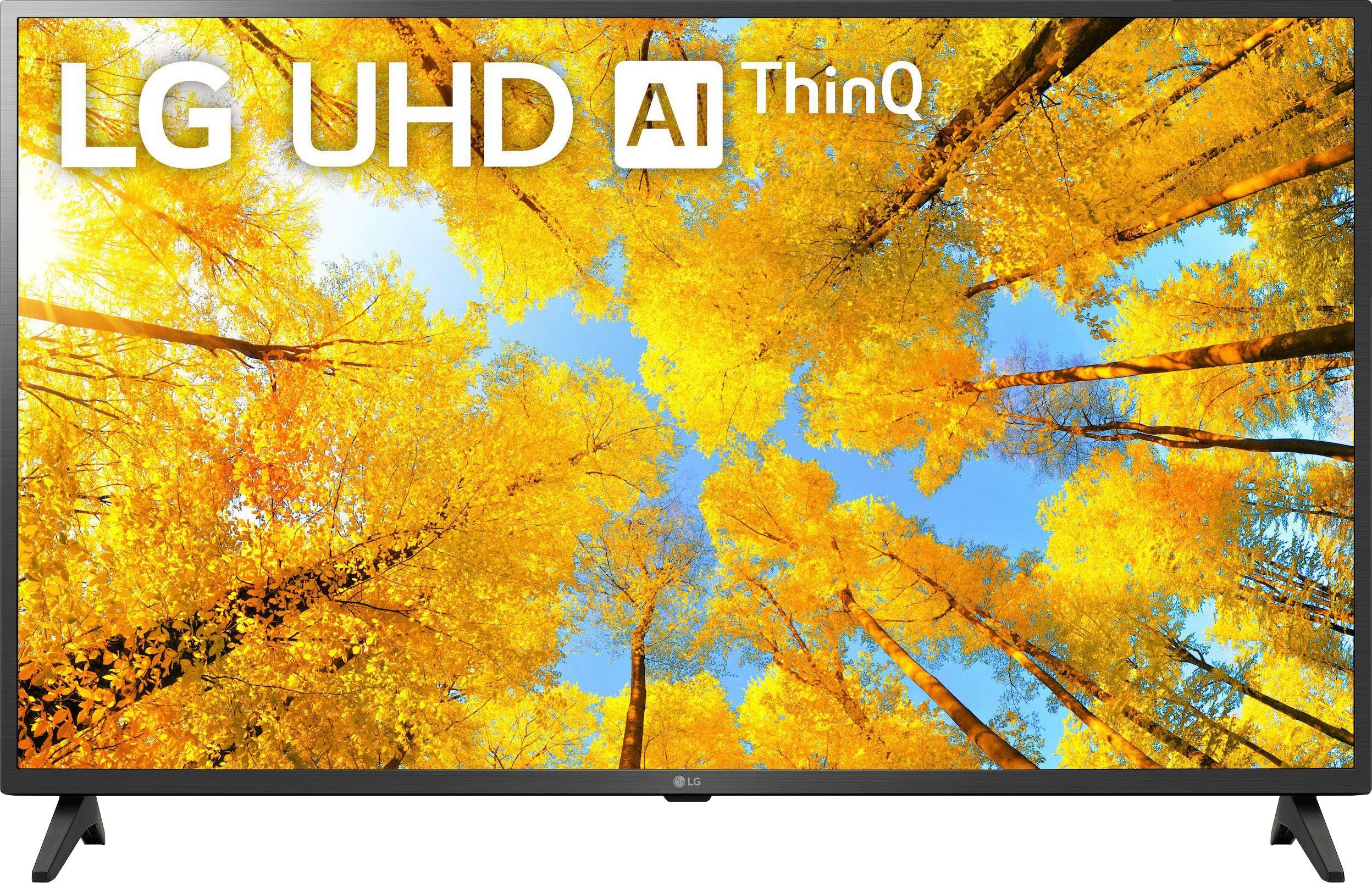 LG 43UQ75009LF LED-Fernseher (108 cm/43 Zoll, 4K Ultra HD, Smart-TV, α5 Gen5 4K AI-Prozessor,Direct LED,HDR10 Pro und HLG,Sprachassistenten)