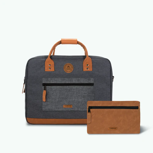 London grey laptop bag