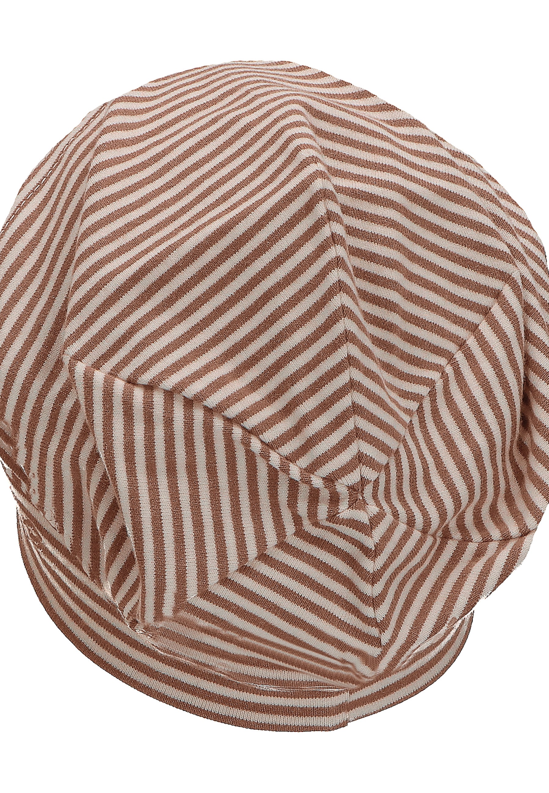 GOTS Slouch-Beanie aus Jersey (Bio) mit Ringel