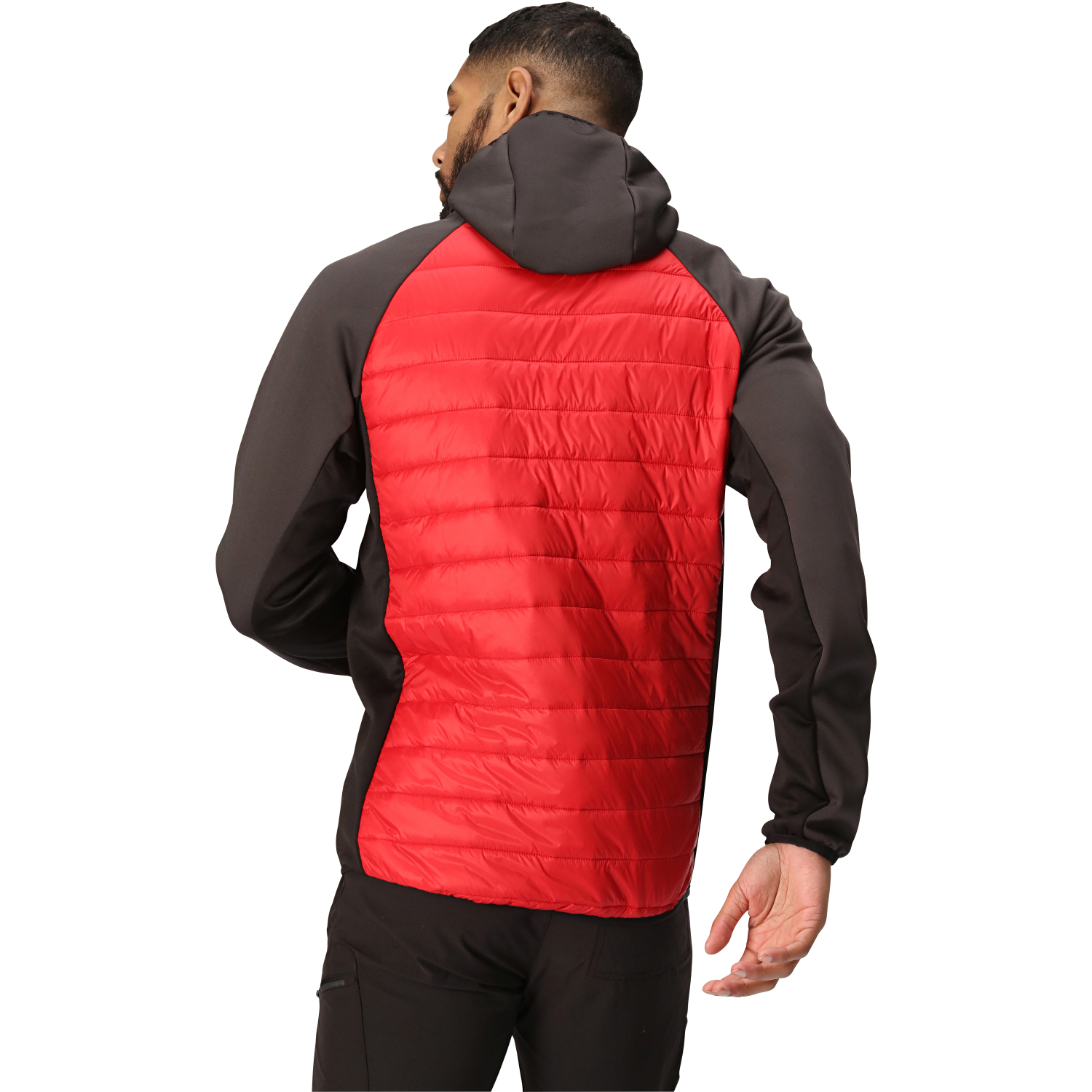 Regatta Herren Jacke Andreson VIII Hybrid (rot/schwarz)